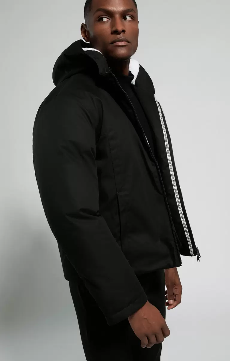 Bikkembergs Blazers & Vestes Black Homme Sherpa Lined Men's Jacket