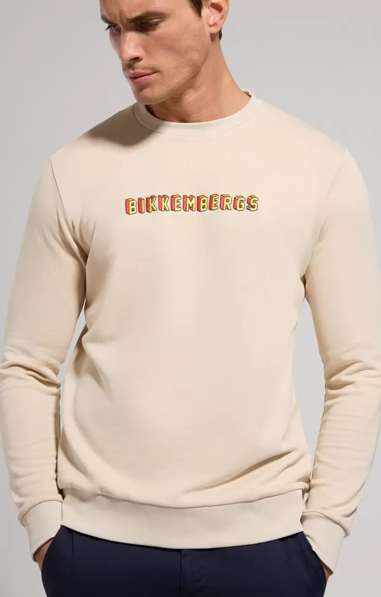 Homme Turtle Dove Survêtements Men's Sweatshirt With Gamer Print Bikkembergs