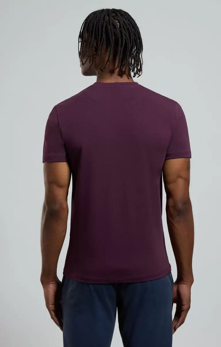 T-Shirts Soccer Print Men's T-Shirt Potent Purple Bikkembergs Homme - 2