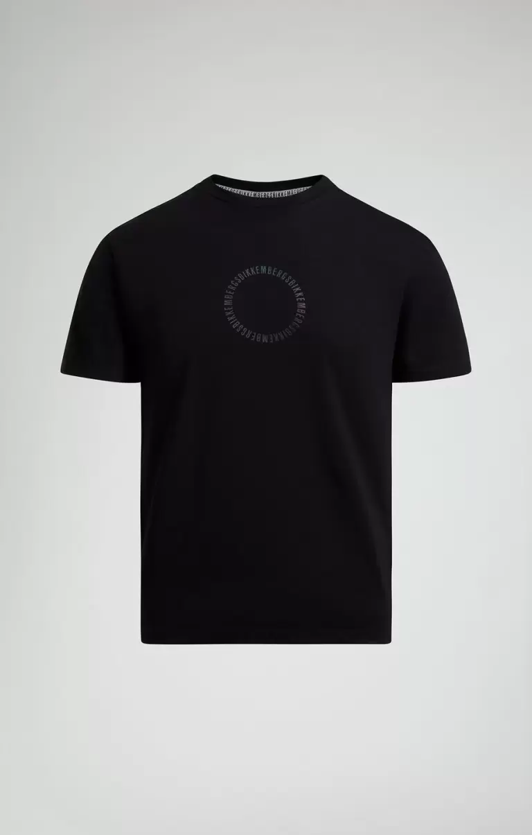 T-Shirts Homme Printed Back Men's T-Shirt Bikkembergs Black - 1