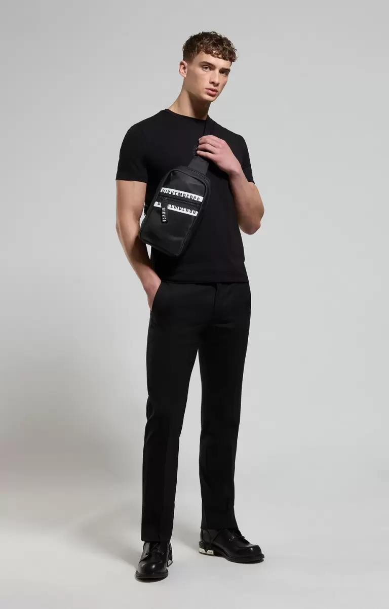 T-Shirts Homme Printed Back Men's T-Shirt Bikkembergs Black - 3