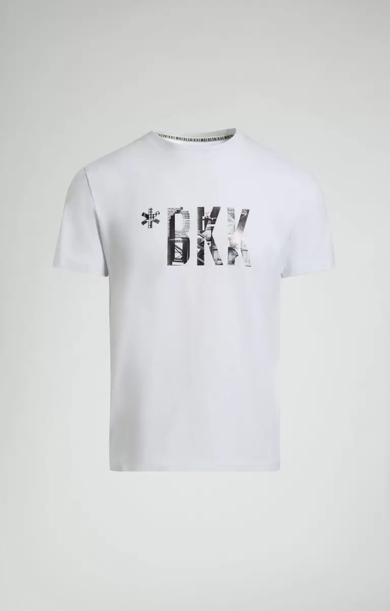 Bikkembergs Men's Print T-Shirt T-Shirts Homme White - 1