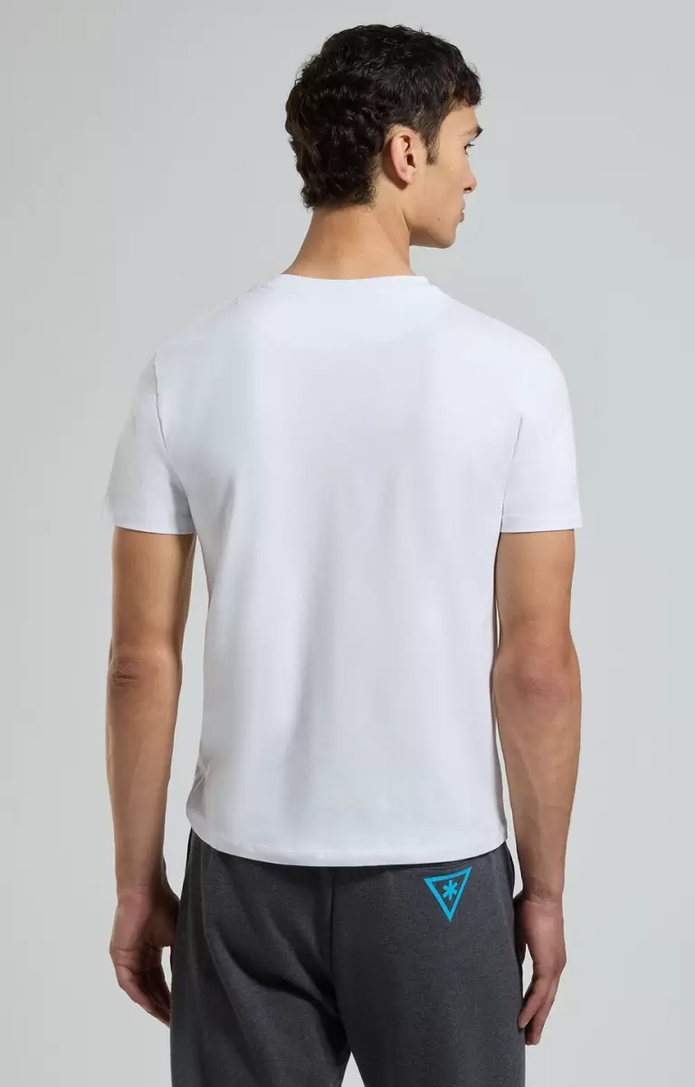 Bikkembergs Men's Print T-Shirt T-Shirts Homme White - 2