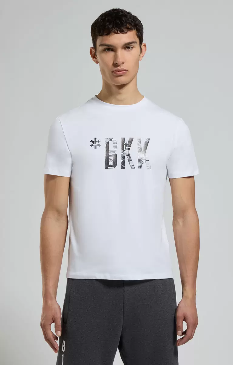 Bikkembergs Men's Print T-Shirt T-Shirts Homme White - 4