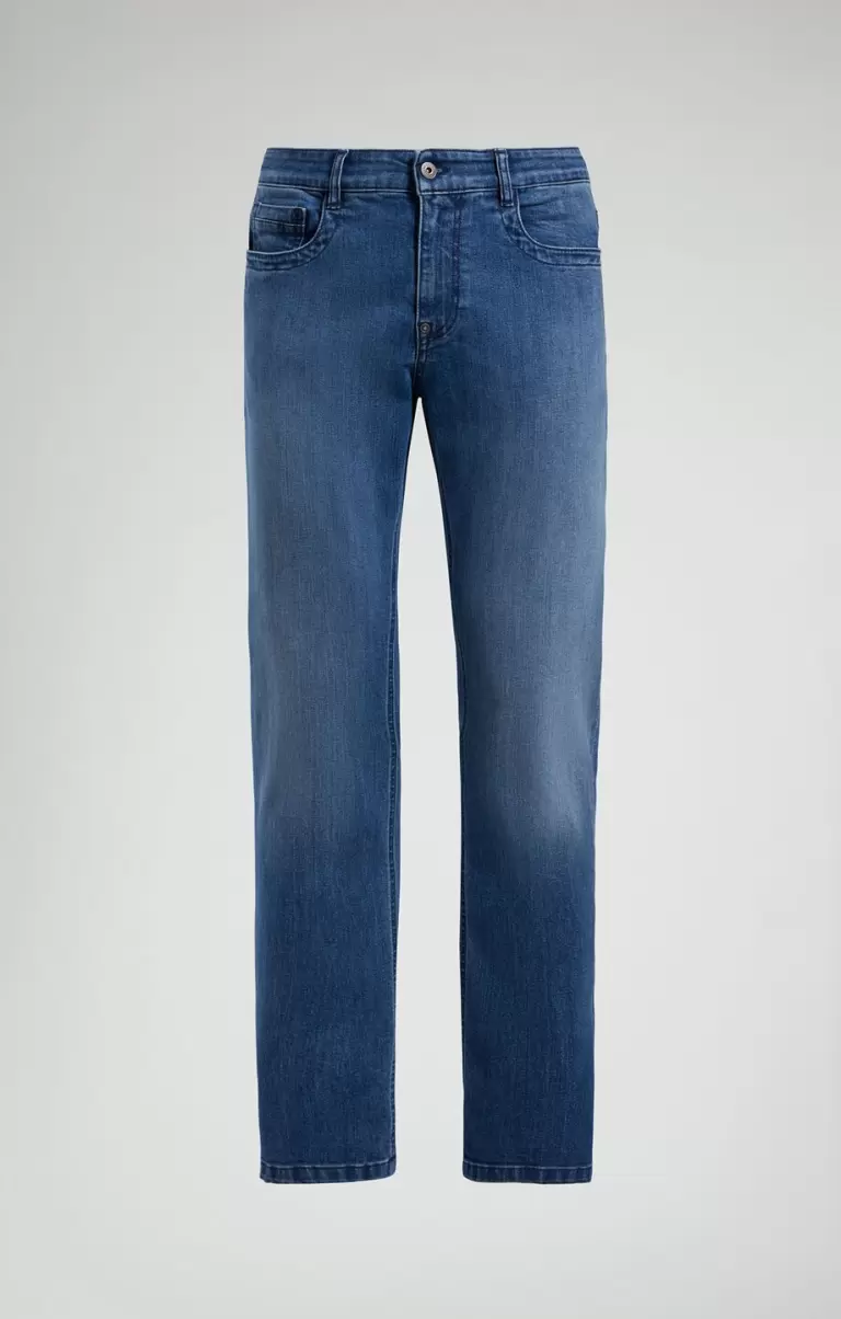 Bikkembergs Blue Denim Slim Fit Men's Jeans Jeans Homme - 1
