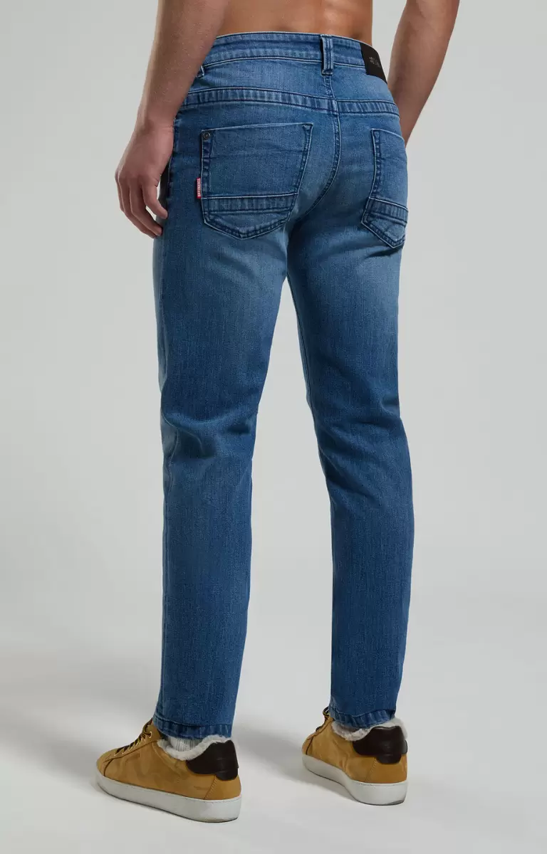 Bikkembergs Blue Denim Slim Fit Men's Jeans Jeans Homme - 2