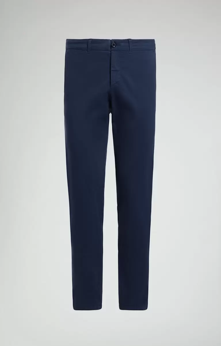 Bikkembergs Jeans Homme Dress Blues Stretch Cotton Men's Pants - 1