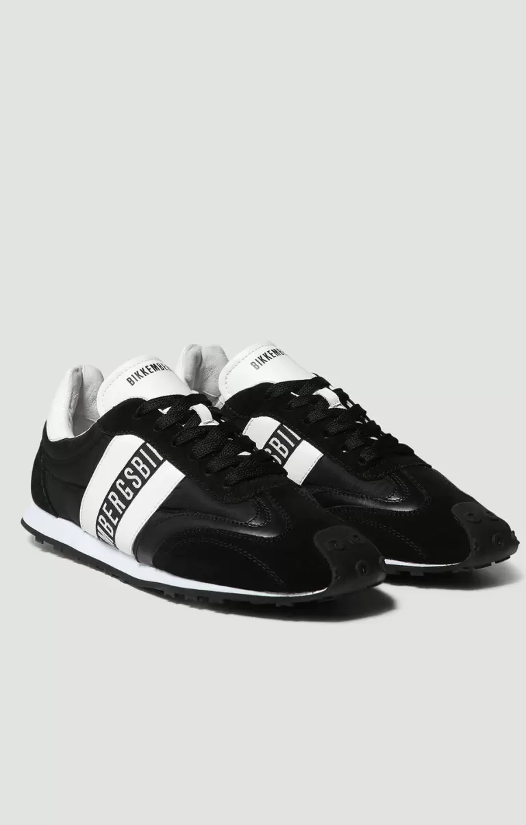 Black/White Men's Sneakers - Guti M Sneakers Bikkembergs Homme