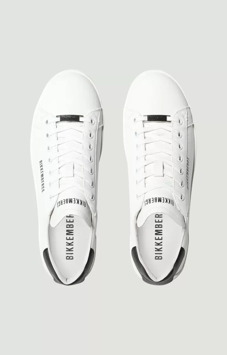 Men's Sneakers - Recoba M Bikkembergs Sneakers Homme White/Black - 3