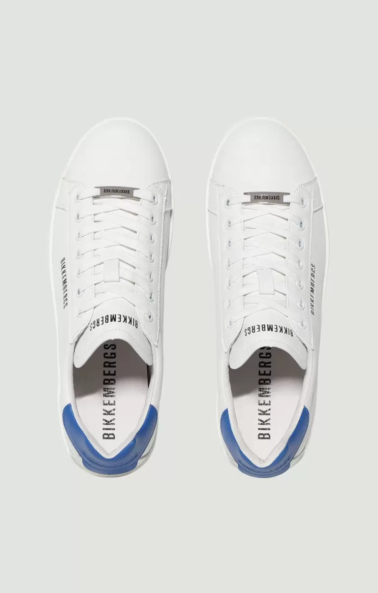 Men's Sneakers - Recoba M Sneakers White/Blue Homme Bikkembergs - 3