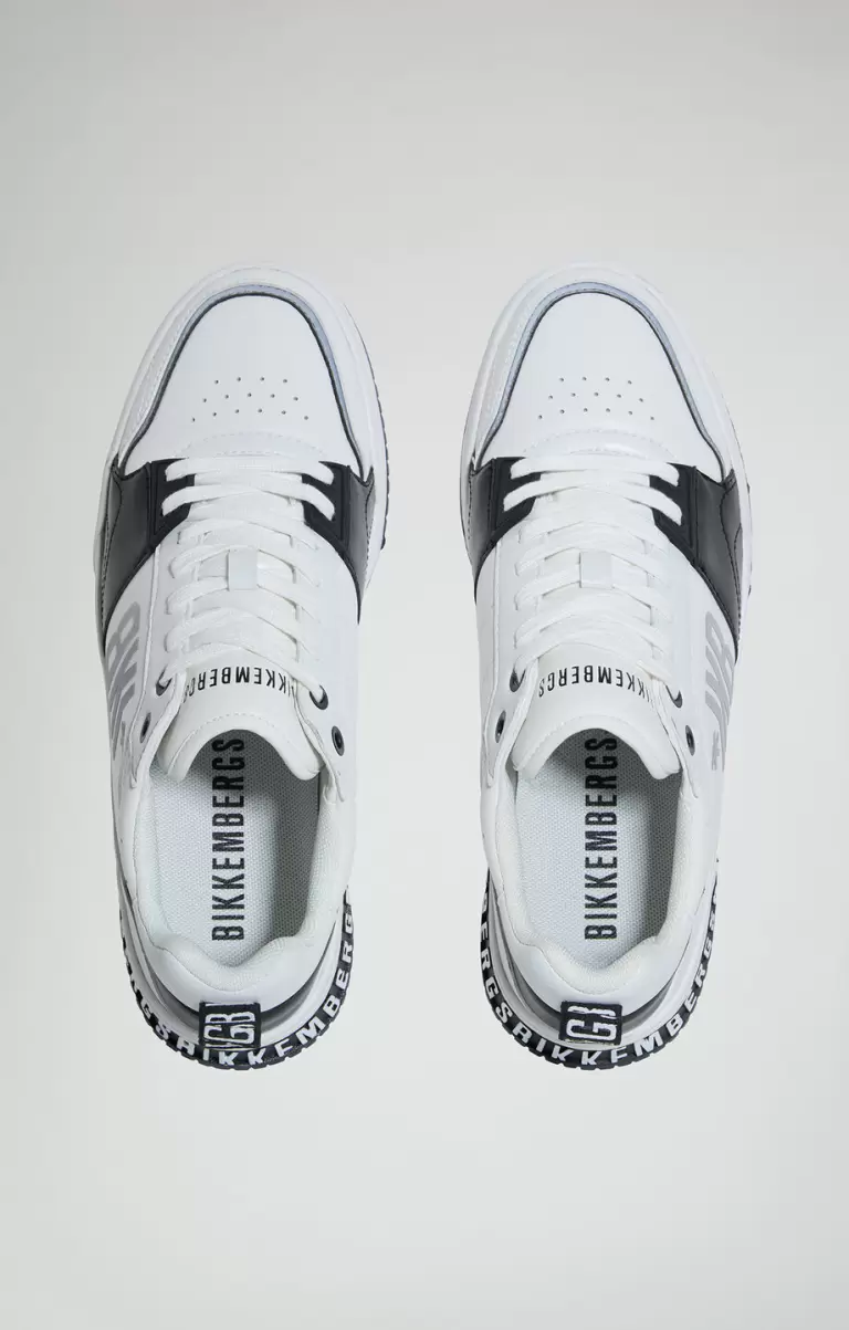 Homme Bikkembergs Sneakers Shaq M Men's Sneakers White/Black - 3