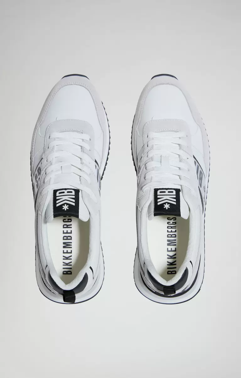 Puyol M Men's Sneakers White/Black Bikkembergs Sneakers Homme - 3