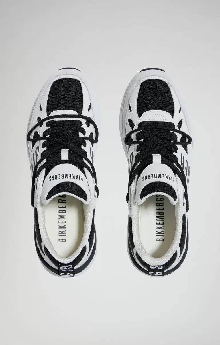 White/Black Bikkembergs Dunga M Men's Sneakers Sneakers Homme - 3