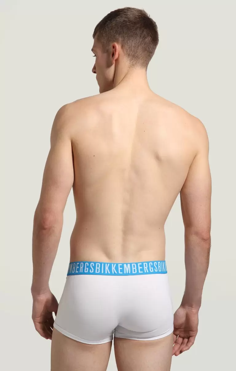 Homme Boxers 2-Pack Men's Boxers In Organic Cotton Bikkembergs White - 1