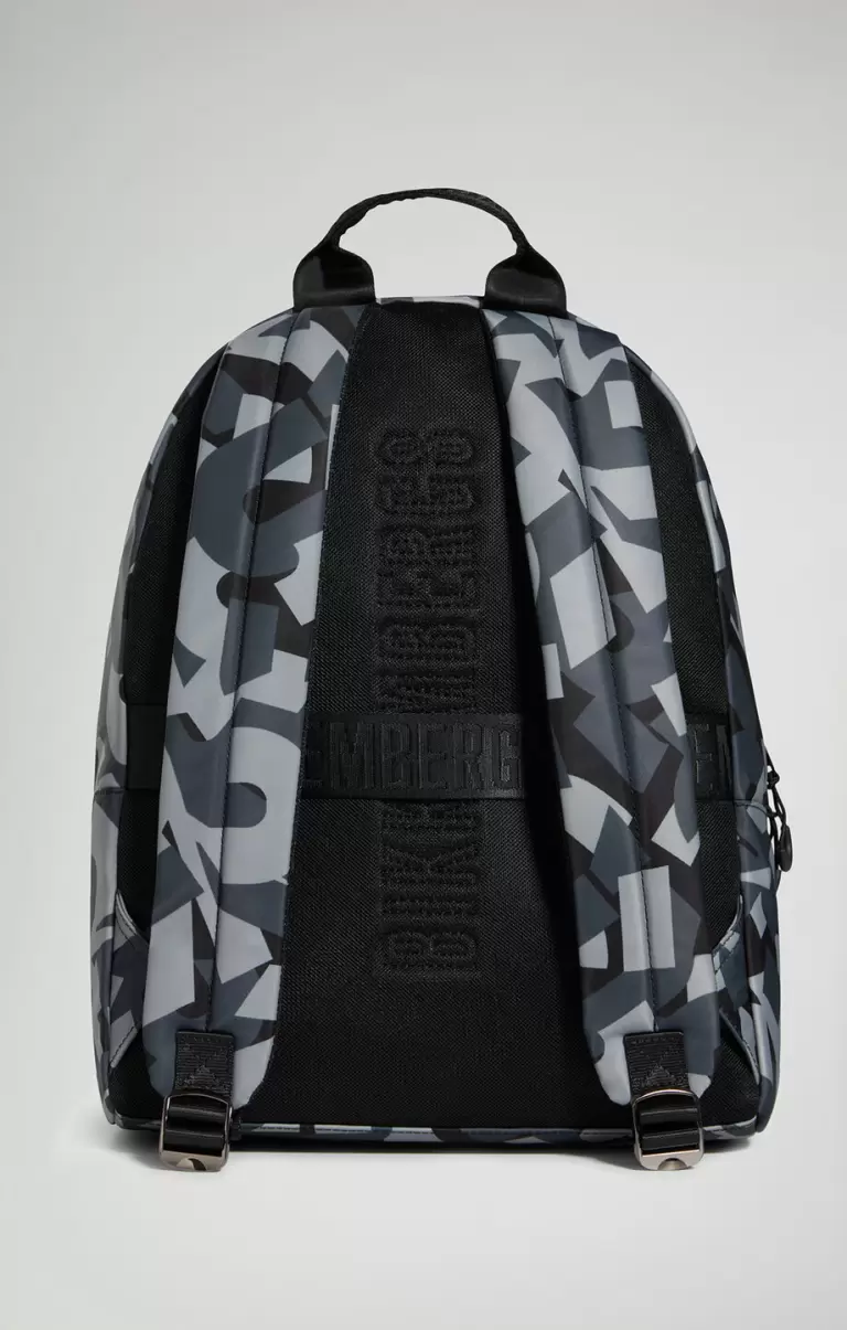 Bikkembergs Sacs À Dos Homme Men's Backpack Bkk-Star Camouflage Grey - 1