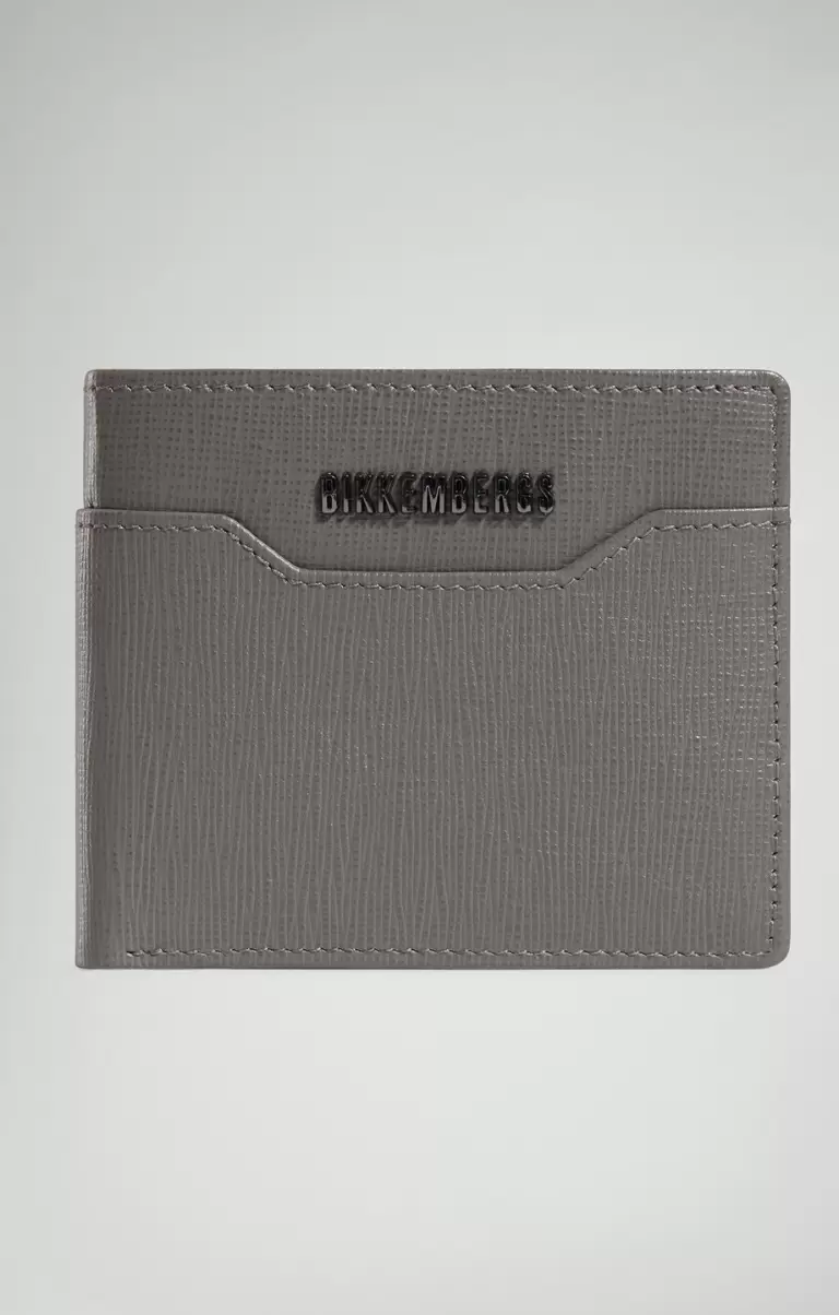 Portefeuilles Homme Bikkembergs Men's Wallet In Saffiano Leather Taupe