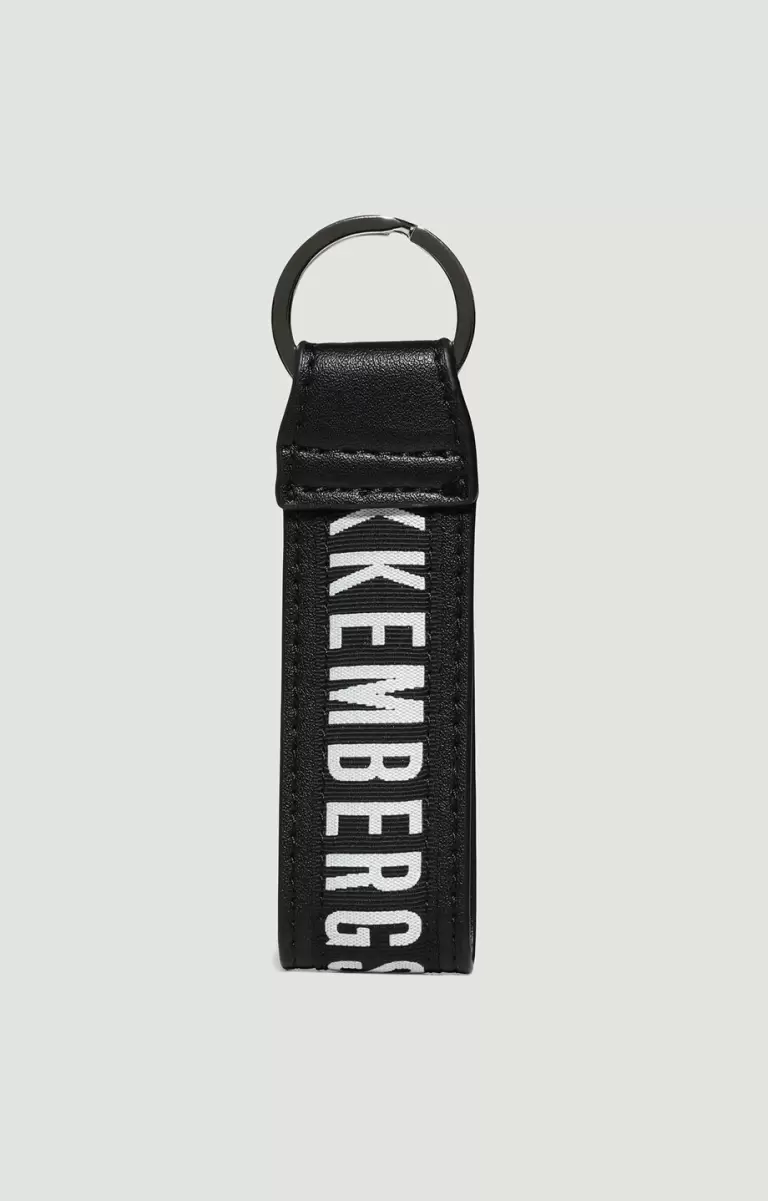 Men's Eco Leather Keyholder Navy Keychains Bikkembergs Homme - 1