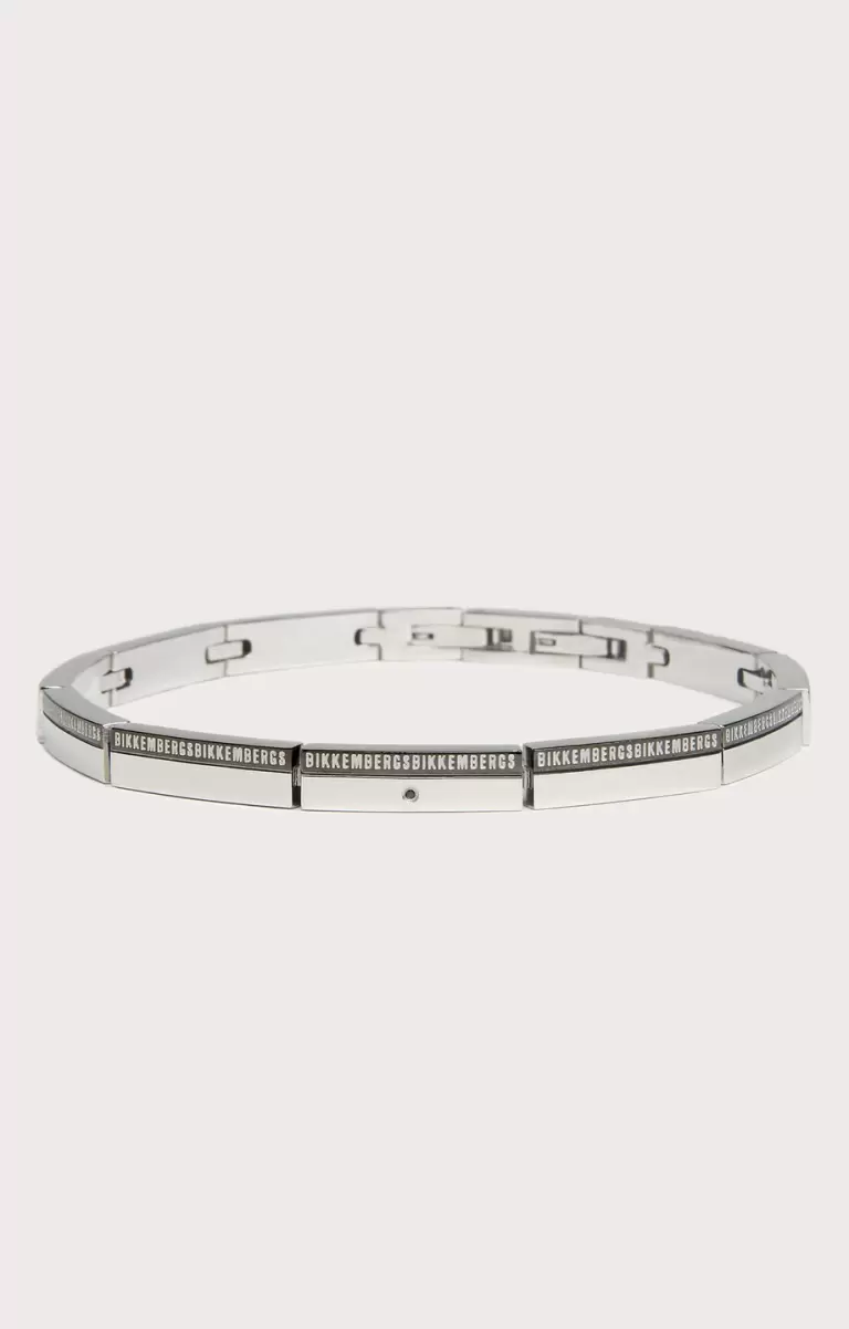 Bikkembergs Slender Men's Bracelet With Diamond Bijoux Homme 086