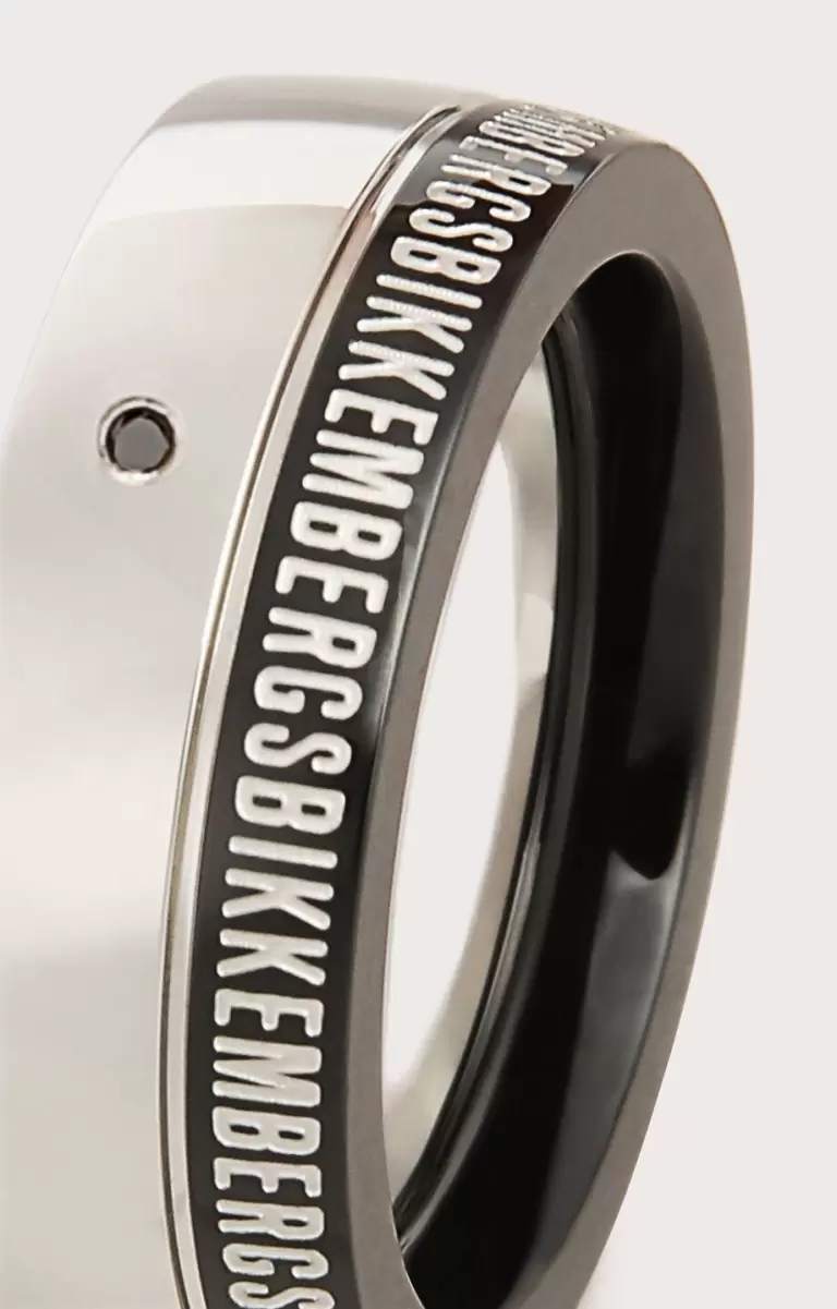 Bijoux 086 Homme Bikkembergs Men's Ring With Diamond - 1