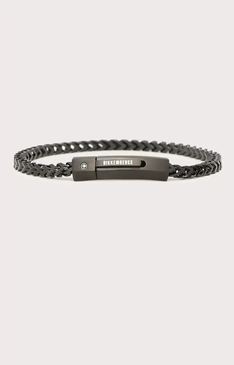Bikkembergs Homme Men's Bracelet With Diamond Bijoux 268