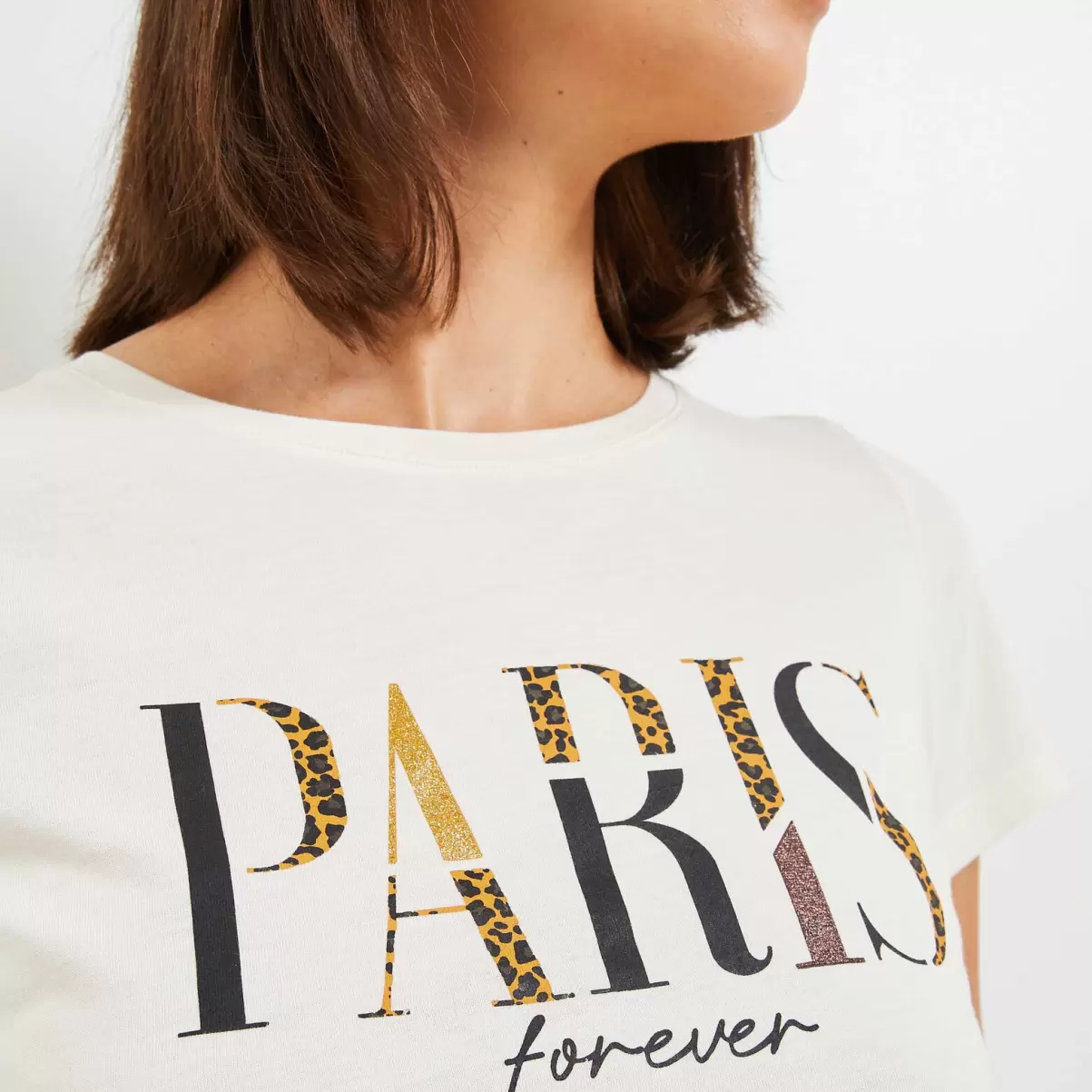 Beige Tshirt Message Femme Prix Plancher Femme Grain De Malic T-Shirts & Tops - 3