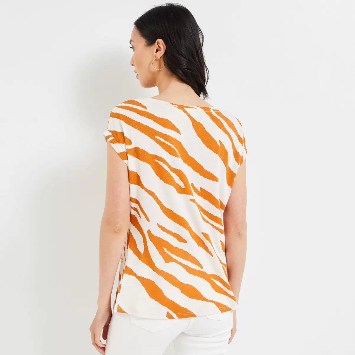 Grain De Malic Beige T-Shirts & Tops Femme Qualité Supérieure Tshirt Imprimé Femme - 1