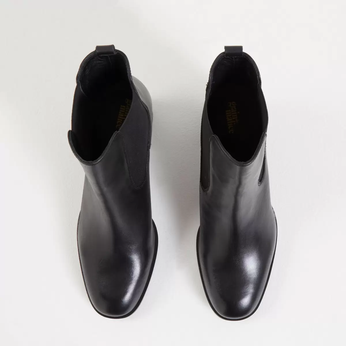Bottines En Cuir Femme Grain De Malic Chaussures Noir Femme Développement - 3