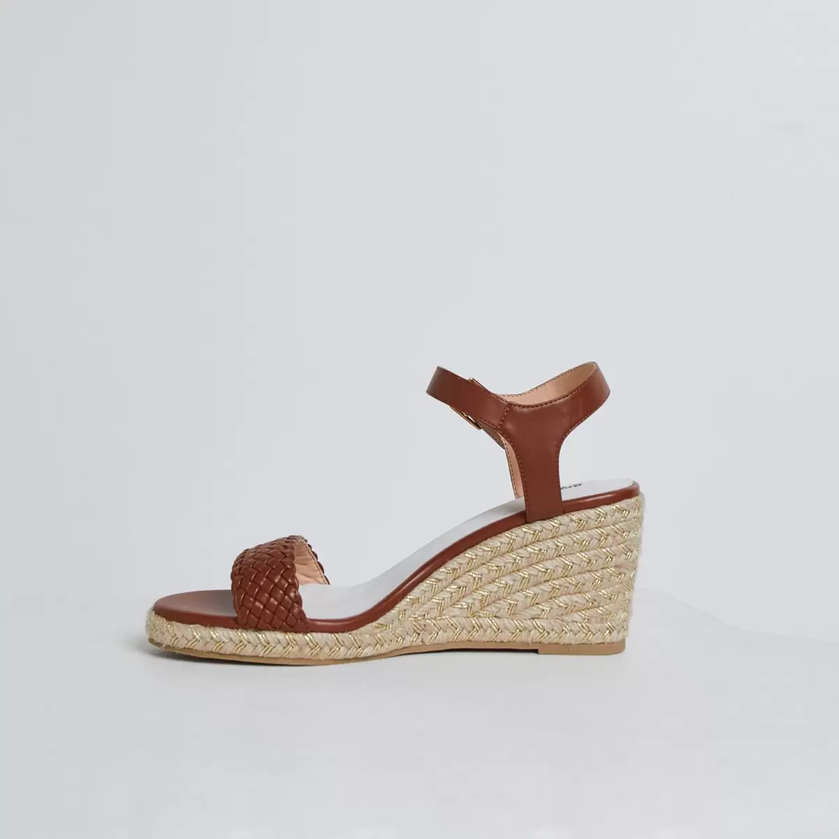 Grain De Malic Femme Camel Sandales Tressées Femme Prix Mini Chaussures - 2