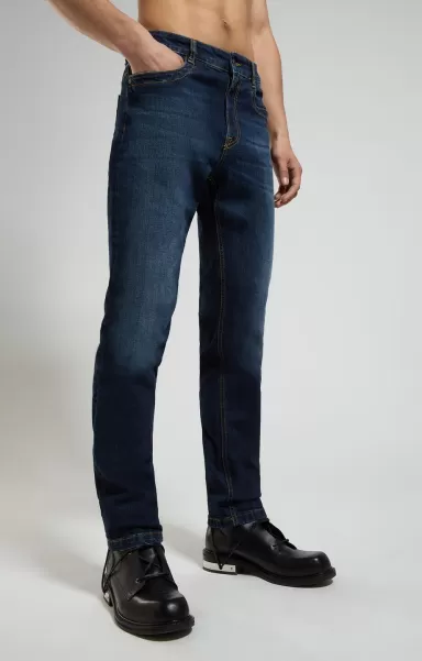 Jeans Blue Denim Bikkembergs Homme Men's Slim Fit Jeans