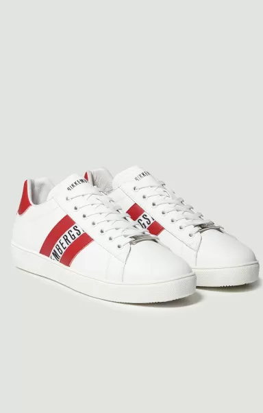 Bikkembergs Sneakers Men's Sneakers - Recoba M Homme White/Red