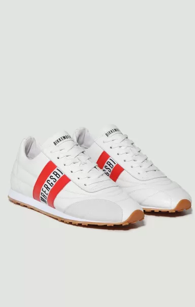 Sneakers Men's Sneakers Soccer White/Red Homme Bikkembergs