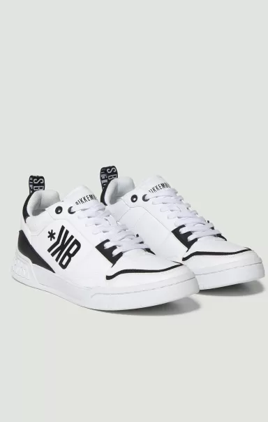 White/Black Sneakers Homme Men's Sneakers - Shaq M Bikkembergs