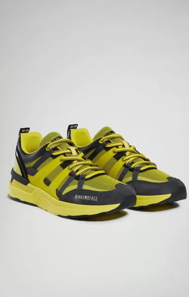 Bikkembergs Sneakers Homme Dunga M Men's Sneakers Fluo Yellow/Dark Grey/Black
