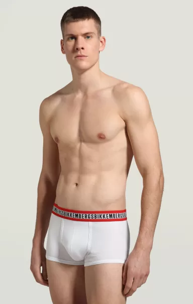 Homme Bikkembergs 2-Pack Men's Boxers With Tape Boxers White