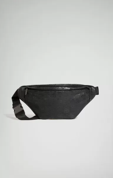 Homme Bikkembergs Black Bkk Star Compact Belt Bag Sacs