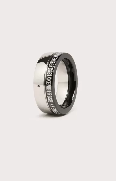 Bijoux 086 Homme Bikkembergs Men's Ring With Diamond