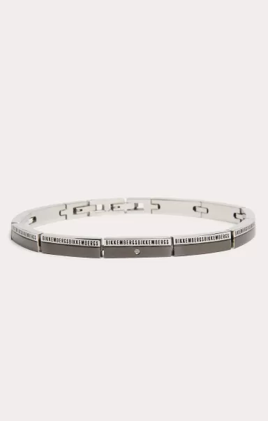 Homme Bikkembergs Slender Men's Bracelet With Diamond 019 Bijoux
