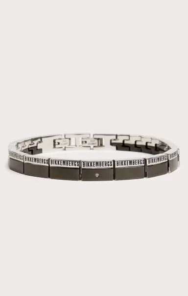 Bijoux Bikkembergs Men's Bracelet With Diamond Homme 019