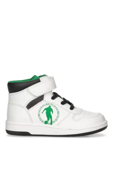 Boy's High-Top Sneakers - Oliver Enfant Kids Shoes (4-6) White Bikkembergs