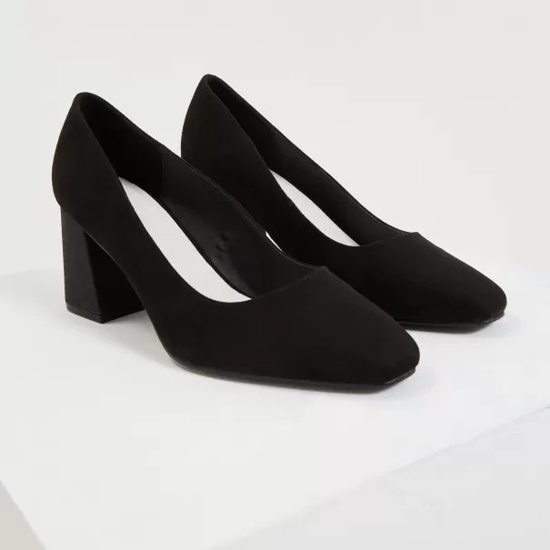 Femme Grain De Malic Série Noir Chaussures Escarpin Noir Femme